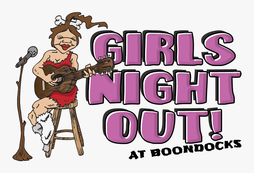 Girls Night Out At Boondocks Florida Keys - Cartoon, HD Png Download, Free Download