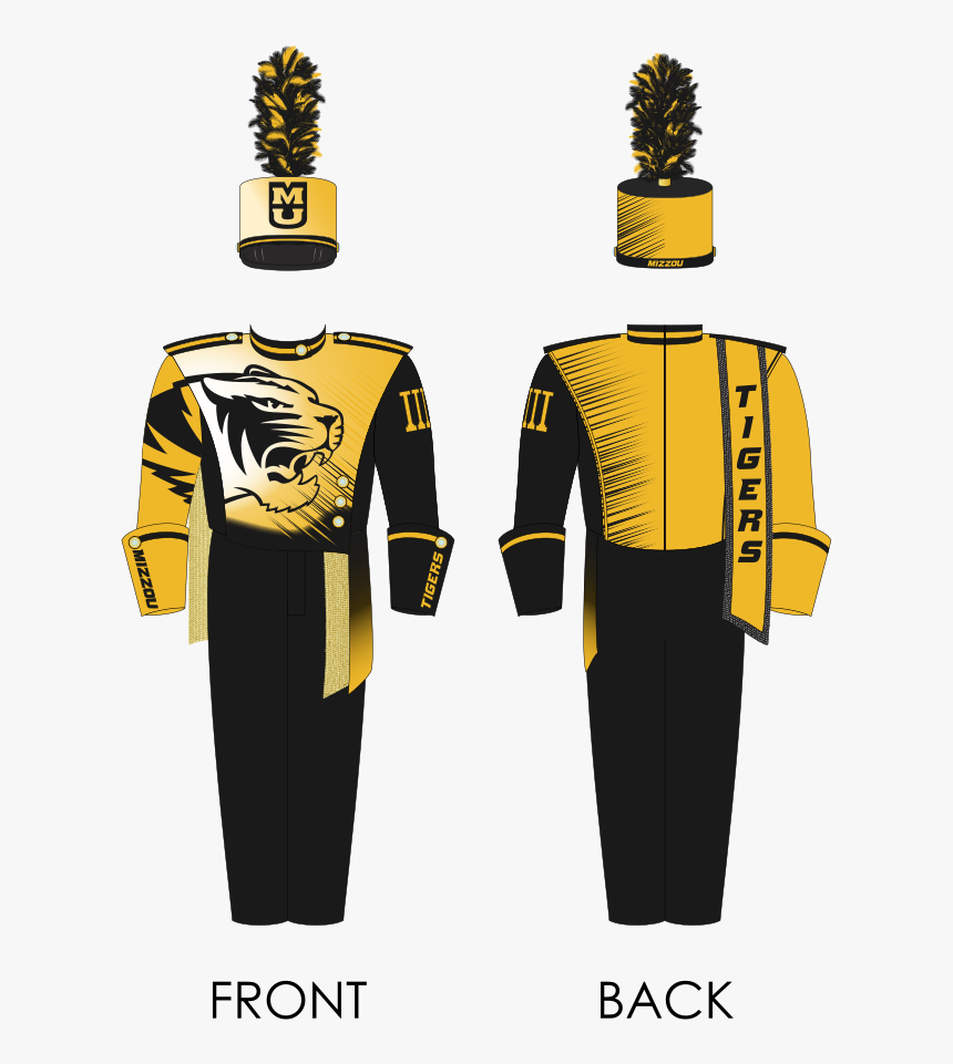 Marching Mizzou New Uniforms, HD Png Download, Free Download