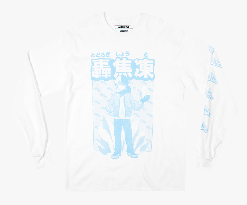 My Hero Academia Todoroki Snow Ball White Longsleeve - Long-sleeved T-shirt, HD Png Download, Free Download