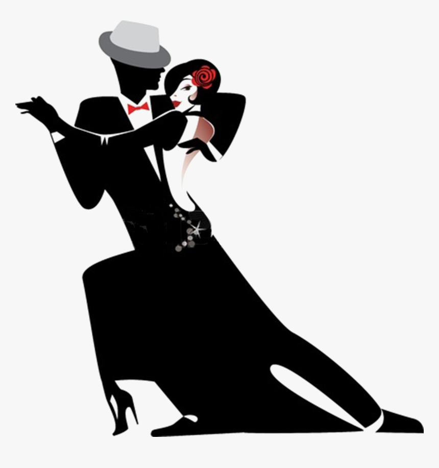 Tango Dance Silhouette - Two Or More To Tango Podcast, HD Png Download, Free Download