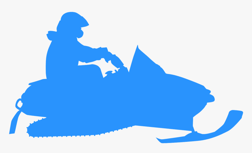 Snowmobile Silhouette Png, Transparent Png, Free Download