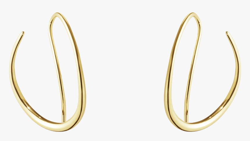 Offspring Earhoop - Georg Jensen Gold Earrings, HD Png Download, Free Download