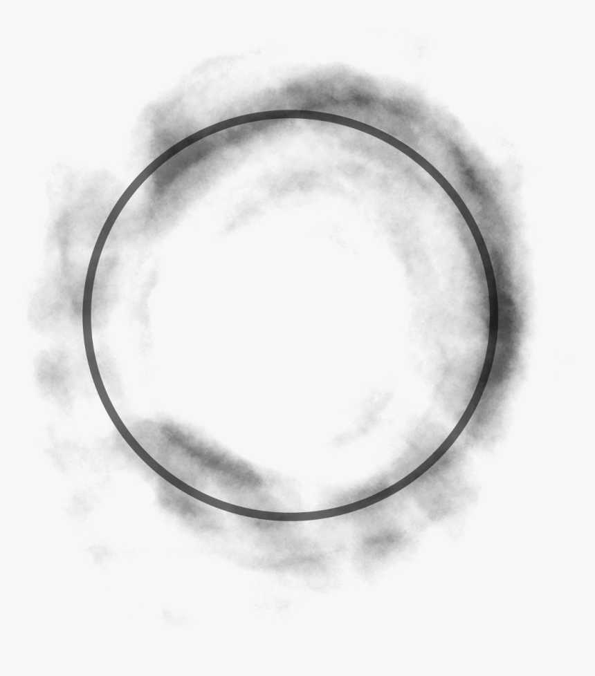 #spookycircle #spooky #circle #frame #spookyframe #smokey - Spooky Circle Png, Transparent Png, Free Download