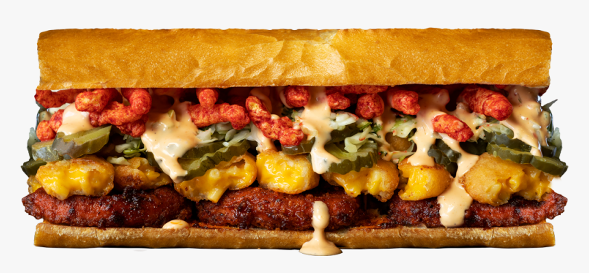 Fat Hot Chicken Sandwich Fat Sal's, HD Png Download, Free Download