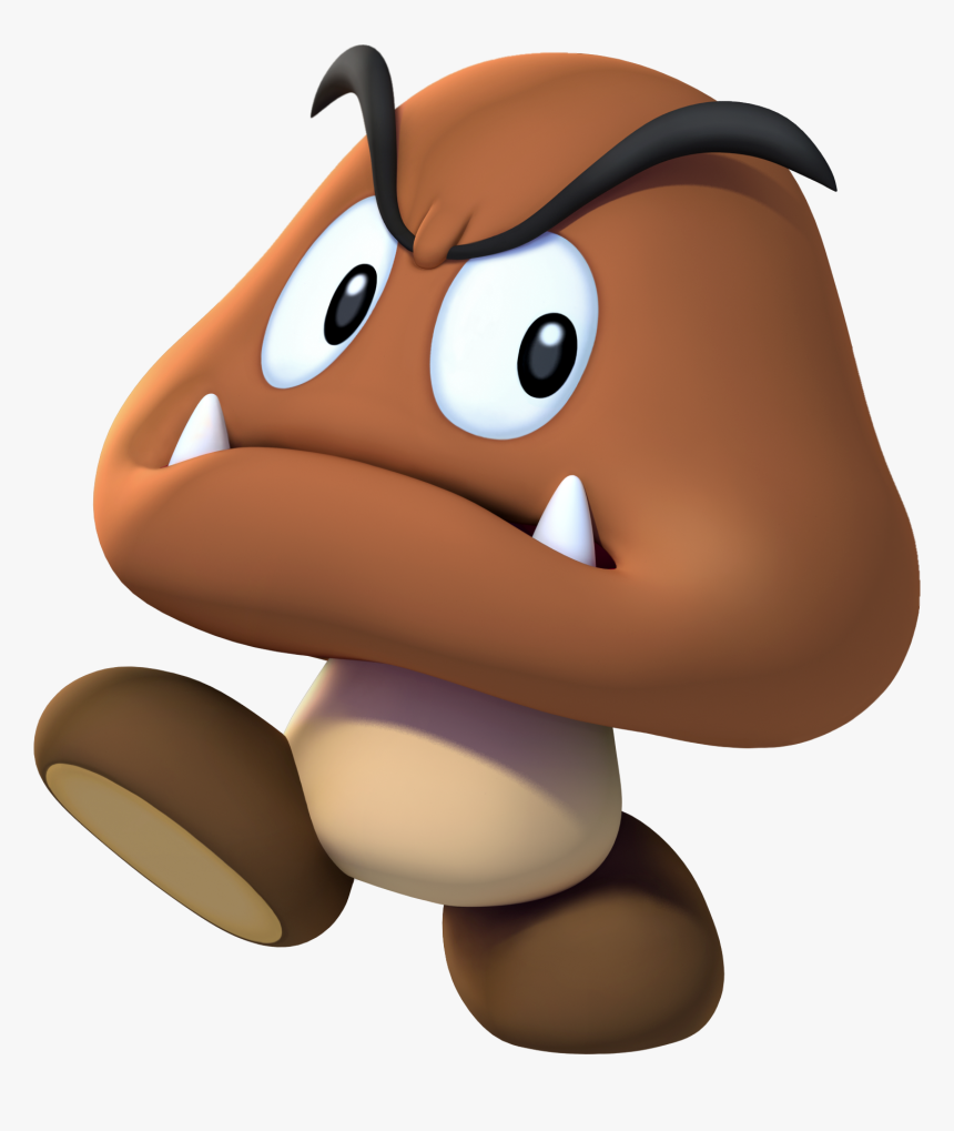 New Super Dx Enemies - Goomba Mario Bros Png, Transparent Png, Free Download