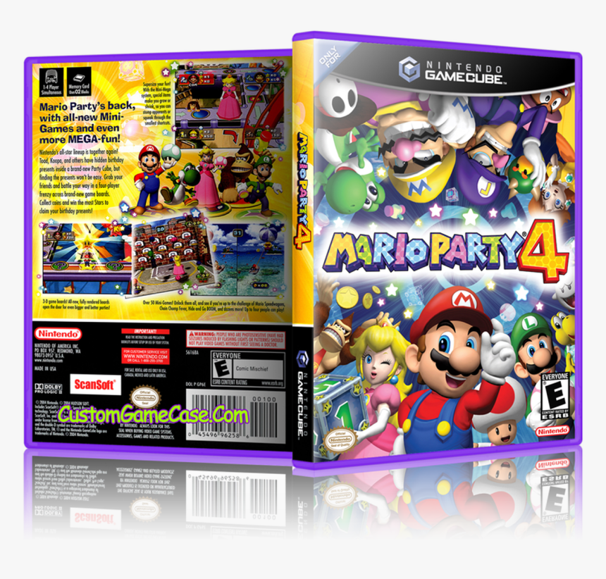 Mario Party 4 Front Cover - Mario Party 4, HD Png Download, Free Download