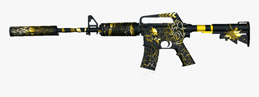 M4a1 Gold Viper - M4a1 S, HD Png Download, Free Download