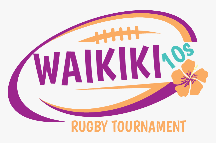 Waikiki 10s Rugby Tournament Logo - Graphic Design, HD Png Download, Free Download