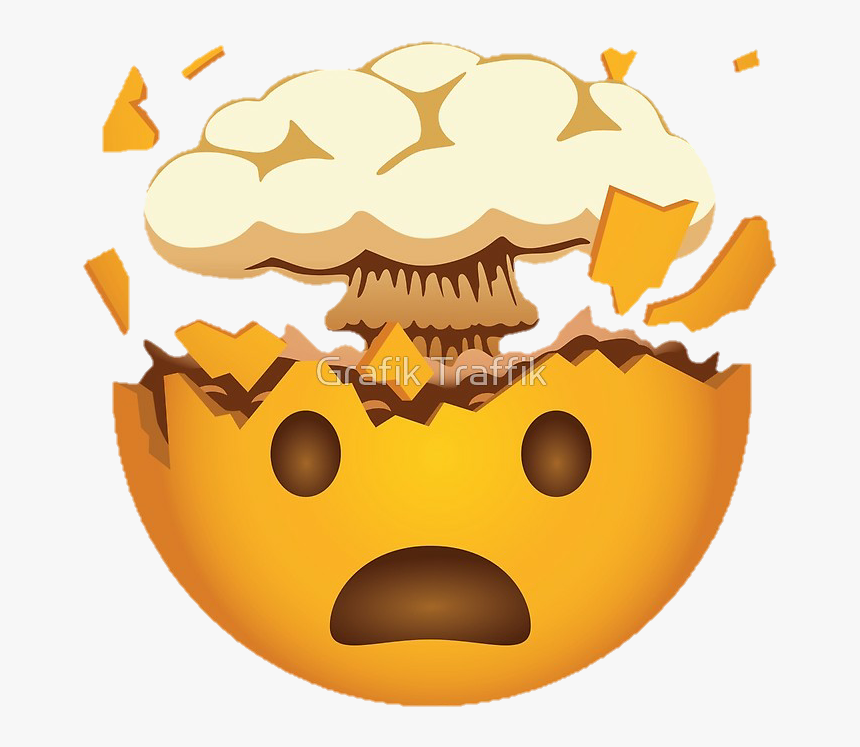 Mind Blown Emoji Png Clipart , Png Download - Mind Blown Emoji Apple ...