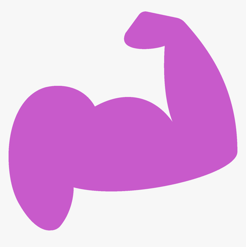 Purple Icon Online Workout Plan Bodybuilding Coach - Purple Muscle Icon, HD Png Download, Free Download