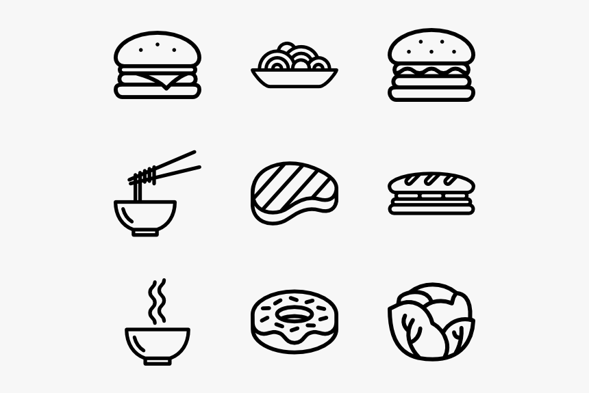 Protein Vector - Meat Icons, HD Png Download, Free Download