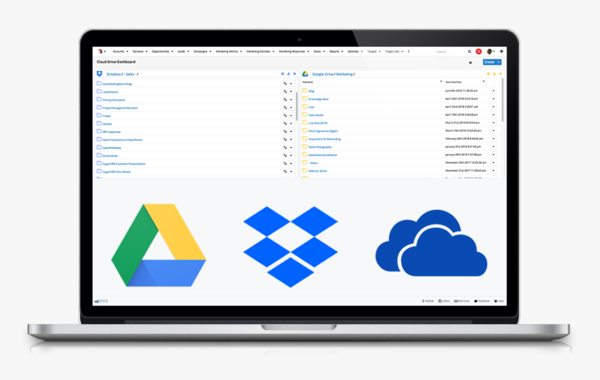 Uclouddrive Allows You To Integrate Your Dropbox, Google - Software, HD Png Download, Free Download