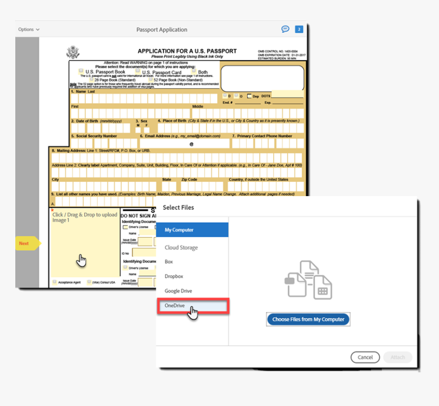 Signer Image Fieldandselection - Ds 11 Form, HD Png Download, Free Download