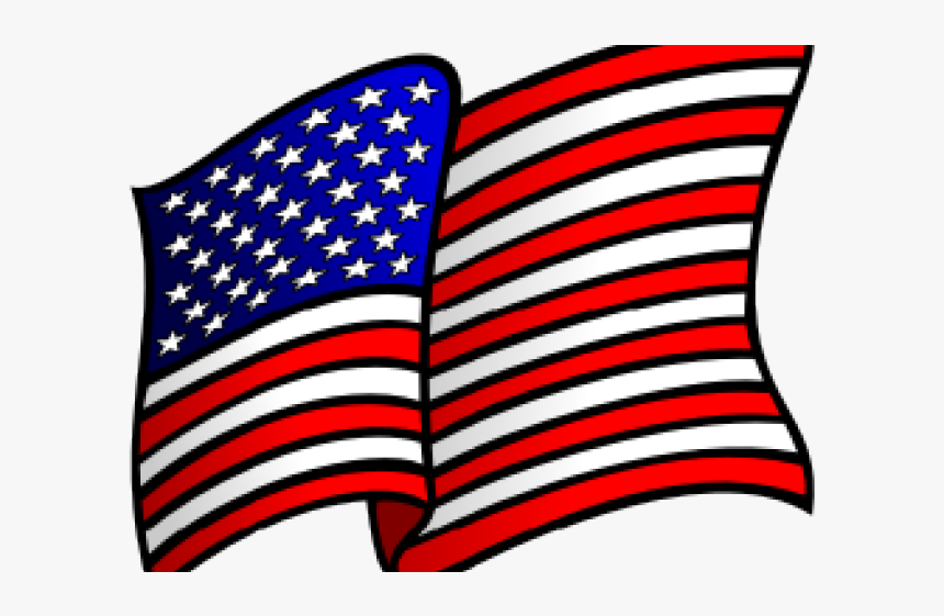 Us Flag Clipart - American Flag Waving Clip Art, HD Png Download, Free Download