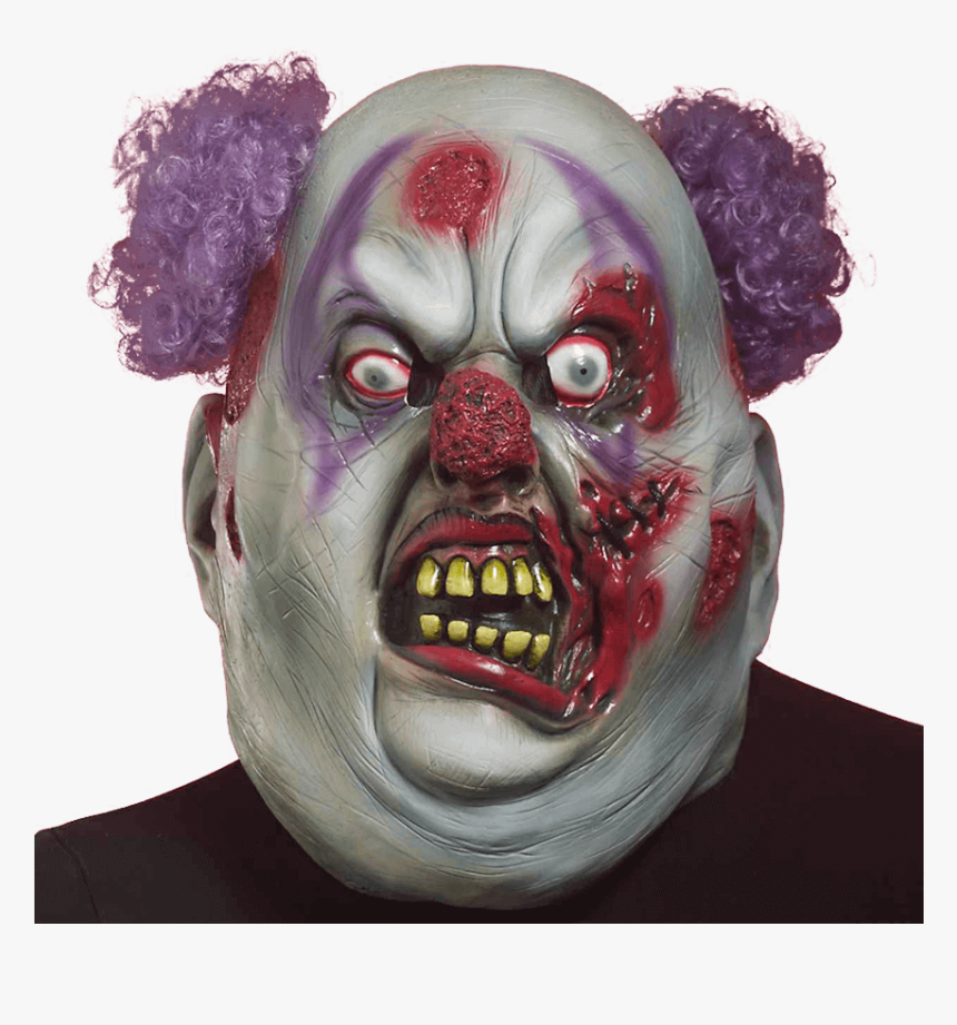 Zombie Clown Mask - Zombie Clown, HD Png Download, Free Download