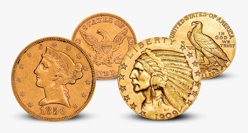 The Liberty Head & Indian Head Half Eagle Set, HD Png Download, Free Download