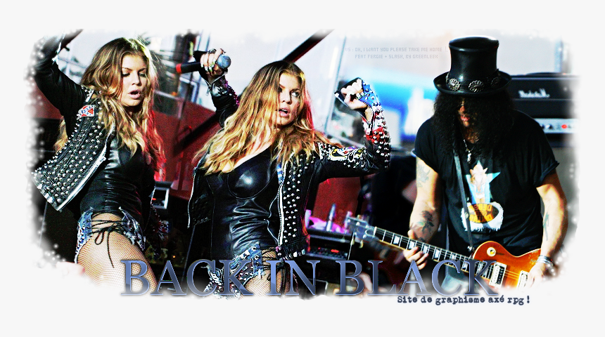 Transparent Taylor Momsen Png - Fergie And Slash, Png Download, Free Download