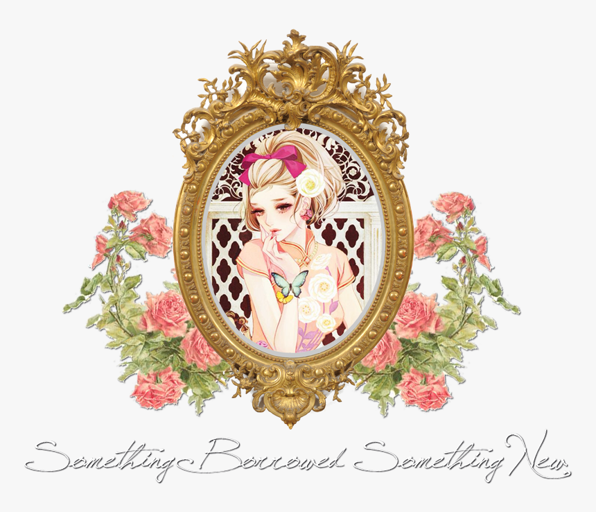 {something Borrowed Something New - Victorian Picture Frame Png, Transparent Png, Free Download