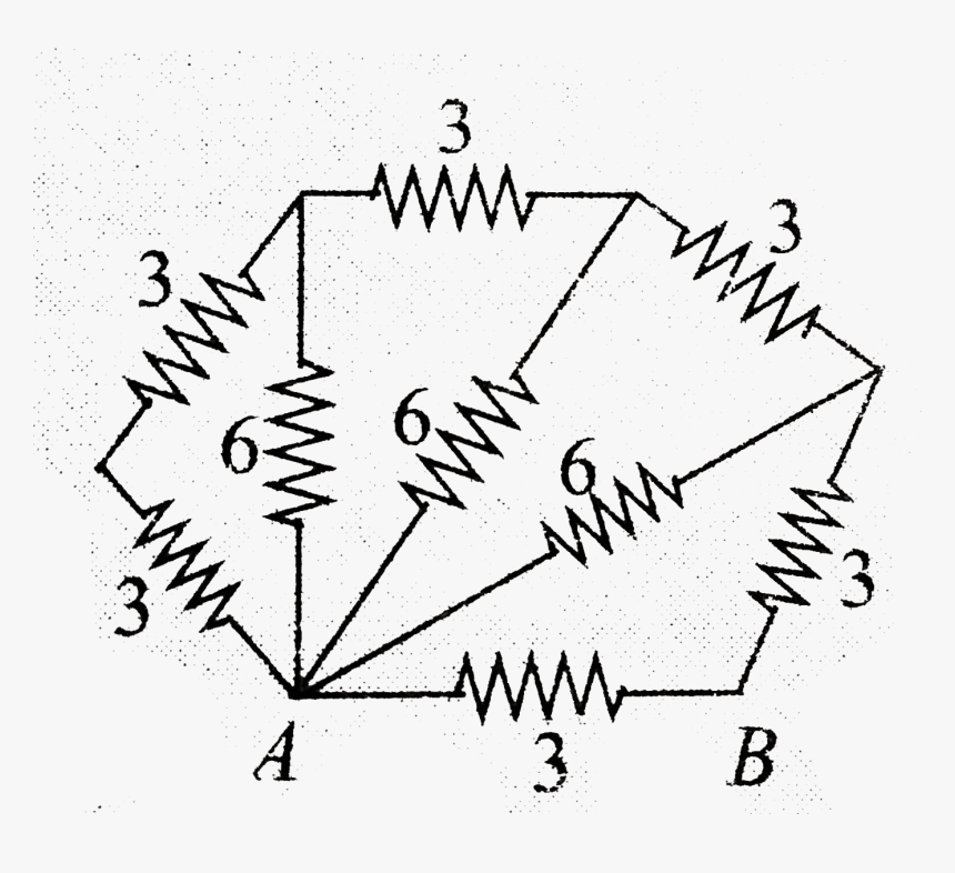 All Resistance In Fig Are In Ohm Find The Effective, HD Png Download, Free Download