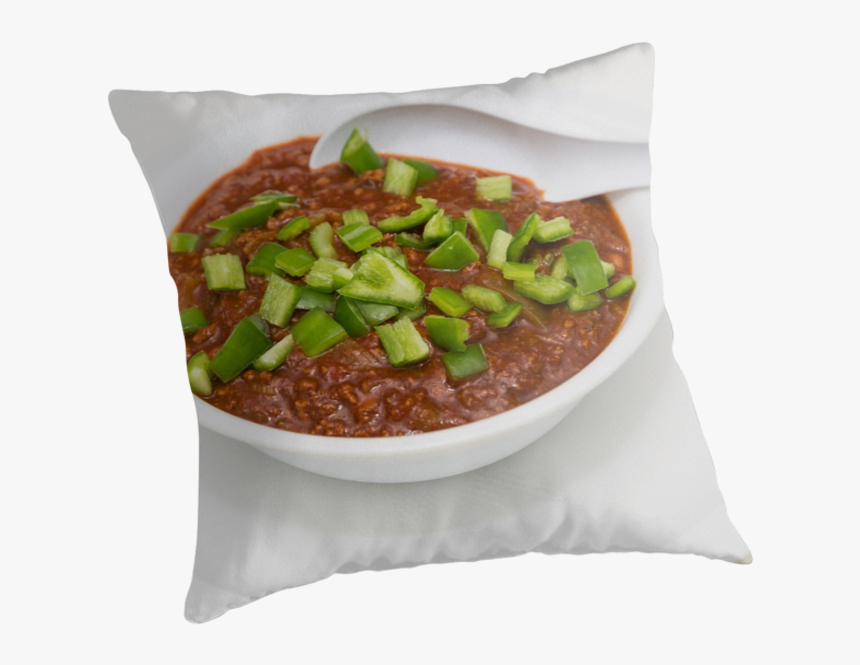 "bowl Of Chili With Green Peppers - Pepperoni, HD Png Download, Free Download