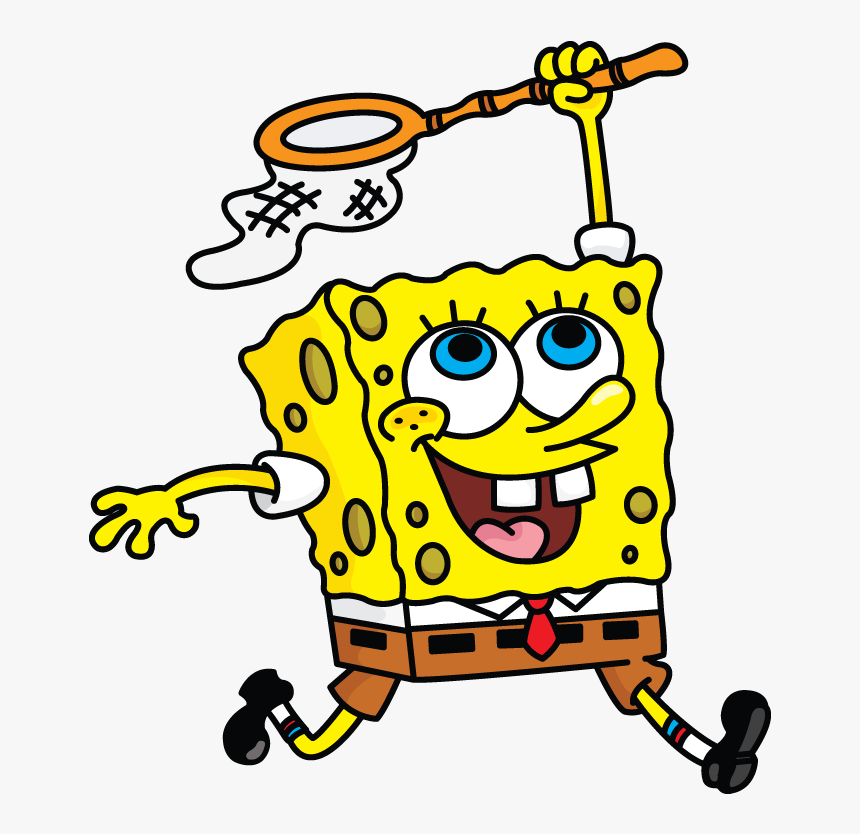 How To Draw Spongebob Squarepants Cartoons Easy, HD Png Download - kindpng