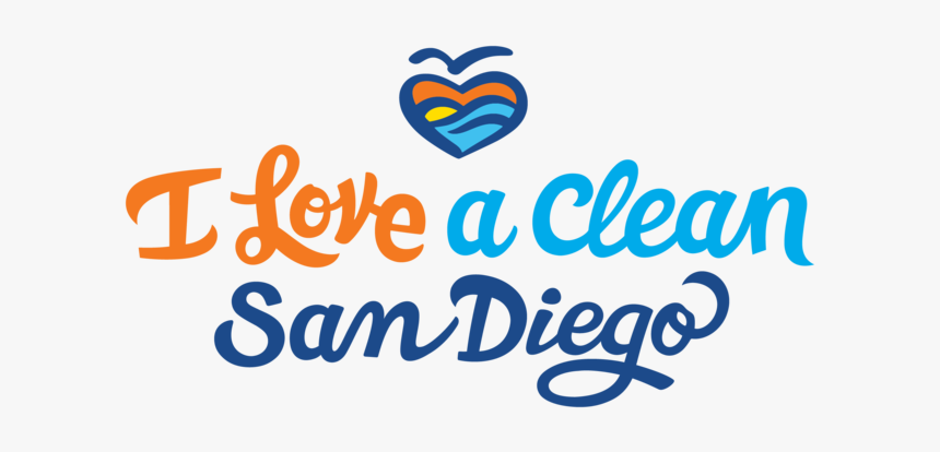 I Love A Clean San Diego Logo 300dpi, HD Png Download, Free Download