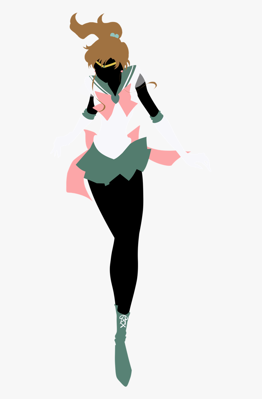 Sailor Moon, Sailor Jupiter, How To Make, Beauty, Silhouettes,, HD Png Download, Free Download