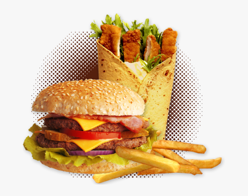 Transparent Burger And Fries Png, Png Download, Free Download