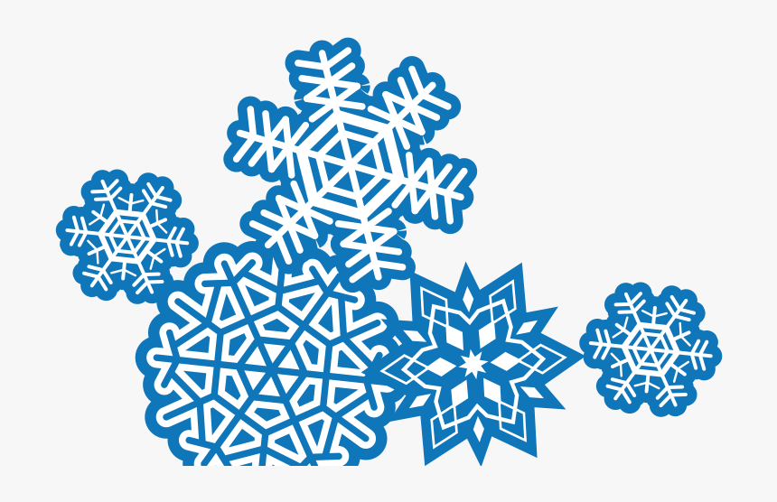 Blue Snowflake Png, Transparent Png, Free Download