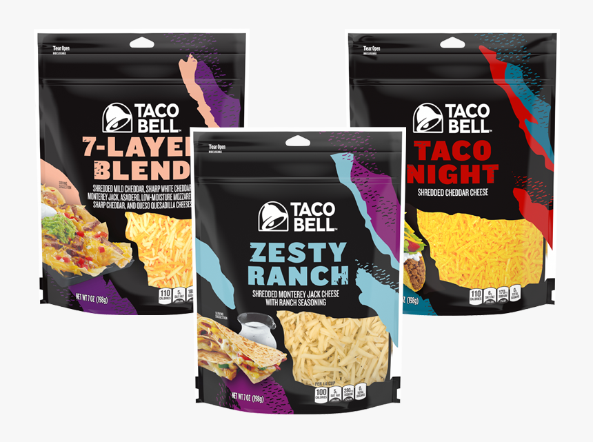 Taco Bell Shredded Cheese , Png Download, Transparent Png, Free Download