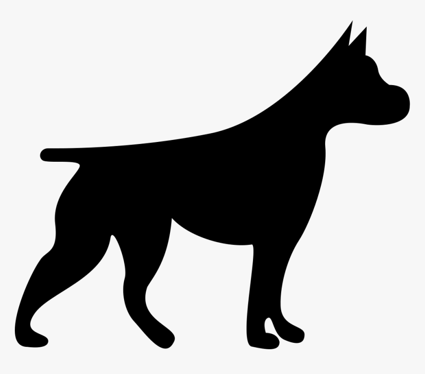 Dog Black Silhouette, HD Png Download, Free Download