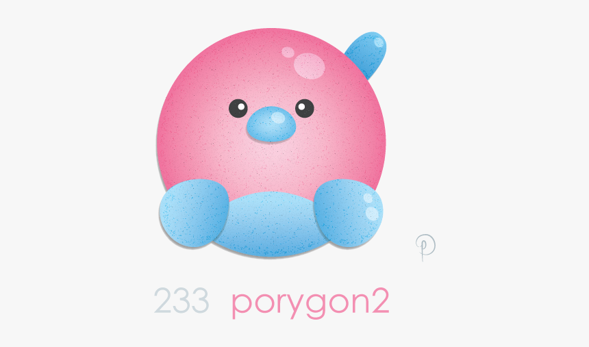 Porygon 2 
apparently Upgrades Are Curved . The Curvier, HD Png Download, Free Download