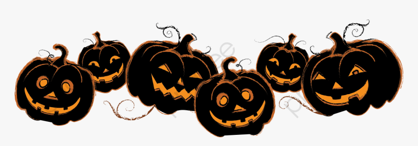 Halloween Pumpkins Png, Transparent Png, Free Download