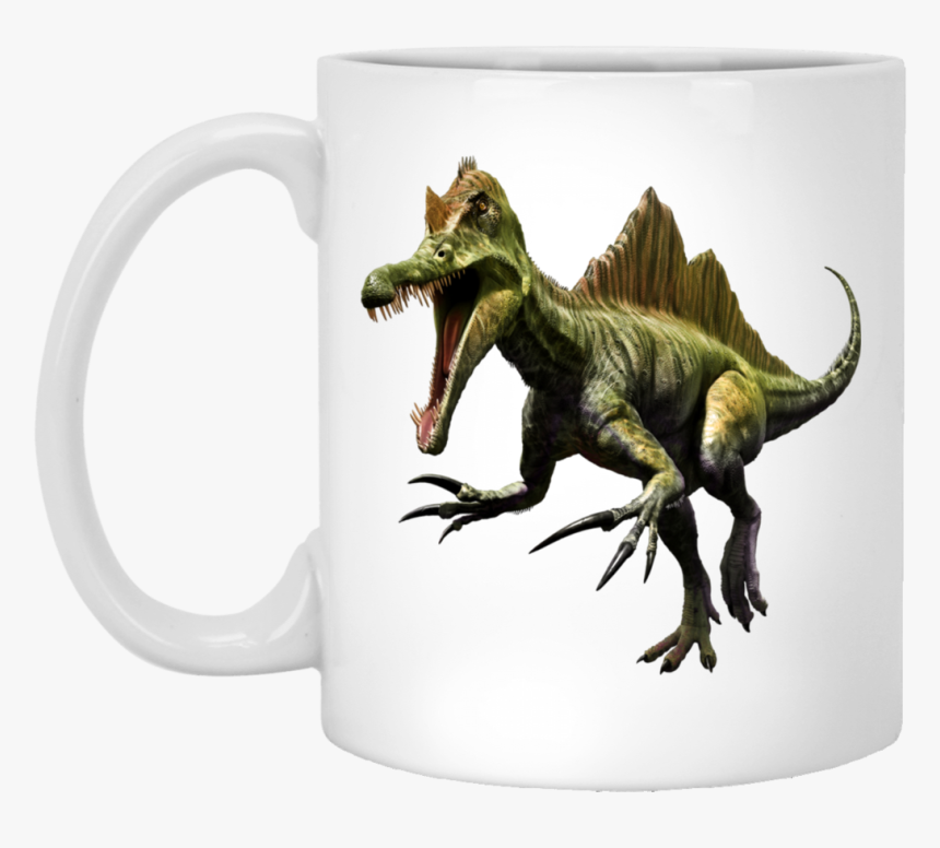 Spinosaurus Dinosaur, White Ceramic Mug, HD Png Download, Free Download