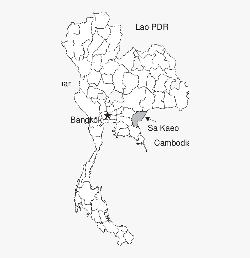 Thailand Map Png, Transparent Png, Free Download