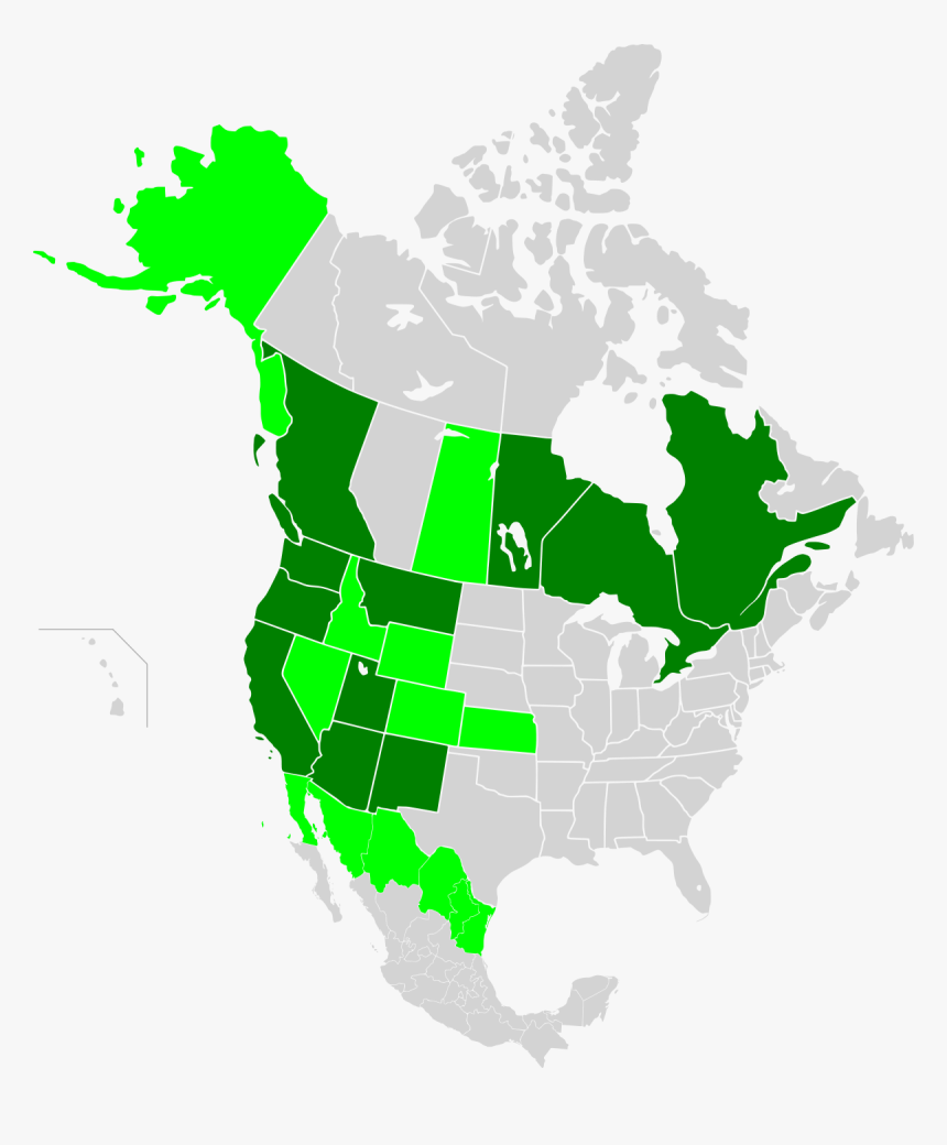 West climate. Regional Greenhouse Gas initiative. Western climate. Карта Северной Америки PNG. USA Province Superb.