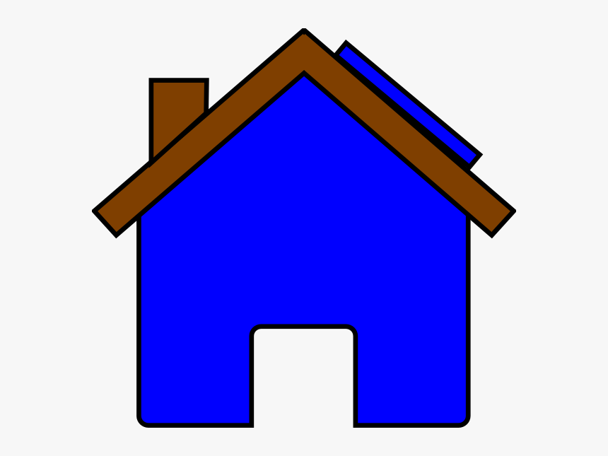 Blue House And Solar Panel Svg Clip Arts, HD Png Download, Free Download