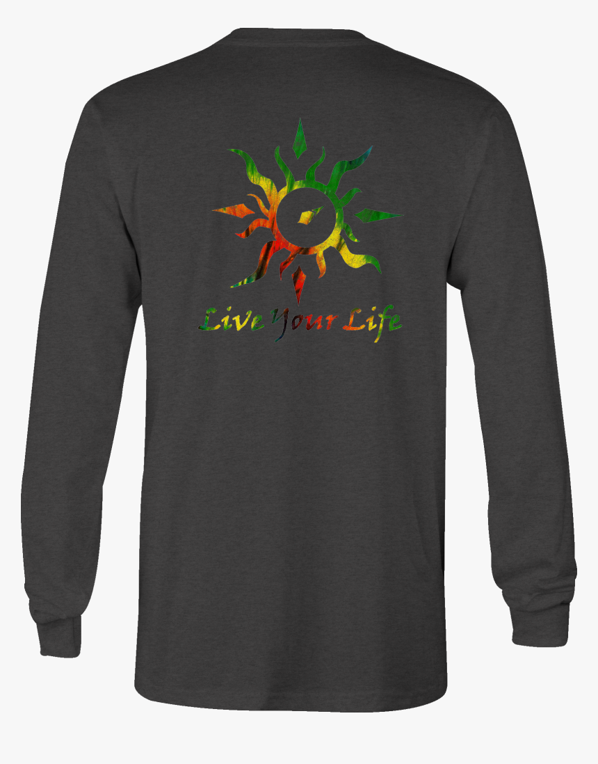 Motorcycle Long Sleeve Tshirt Live Your Life Tribal, HD Png Download, Free Download