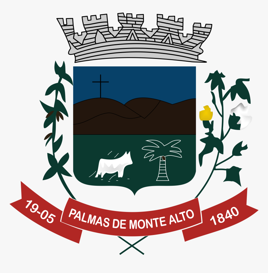 Brasão Palmas De Monte Alto, HD Png Download, Free Download