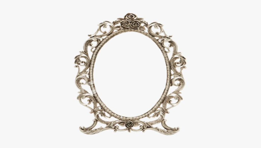 #mirror #frame #bored #background #gold #polyvore #niche, HD Png Download, Free Download