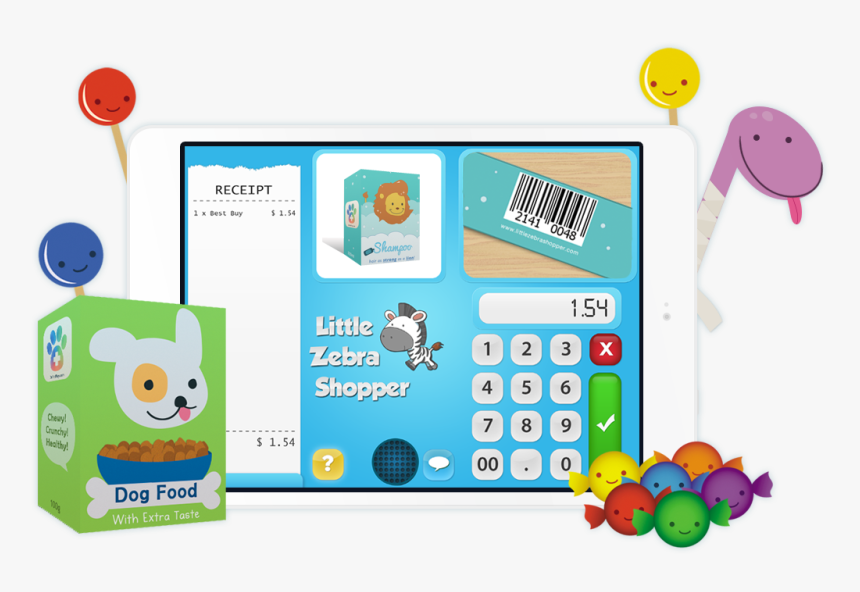 Little Zebra Shopper Ipad App, HD Png Download, Free Download