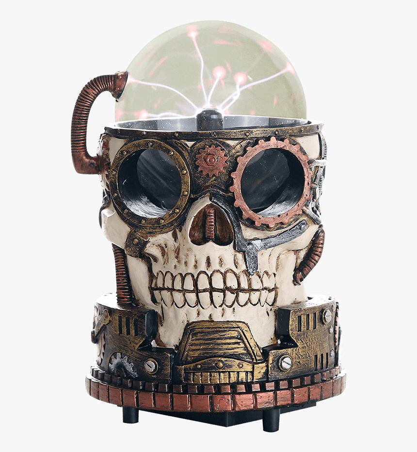 Steampunk Skull Plasma Ball, HD Png Download, Free Download