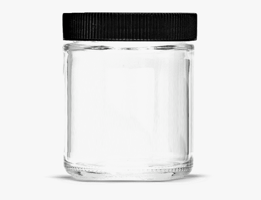 5oz Glass Jars With Lids Black, HD Png Download, Free Download