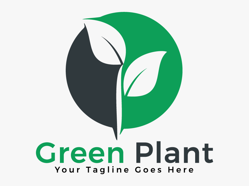 Green Plant Vector Logo Design, HD Png Download, Free Download