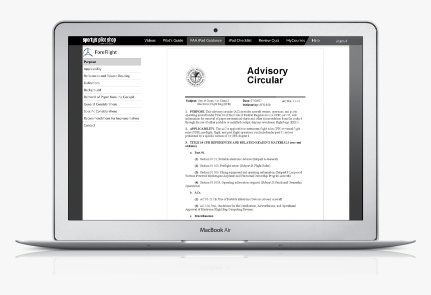 Flying With Foreflight Training Course, HD Png Download, Free Download