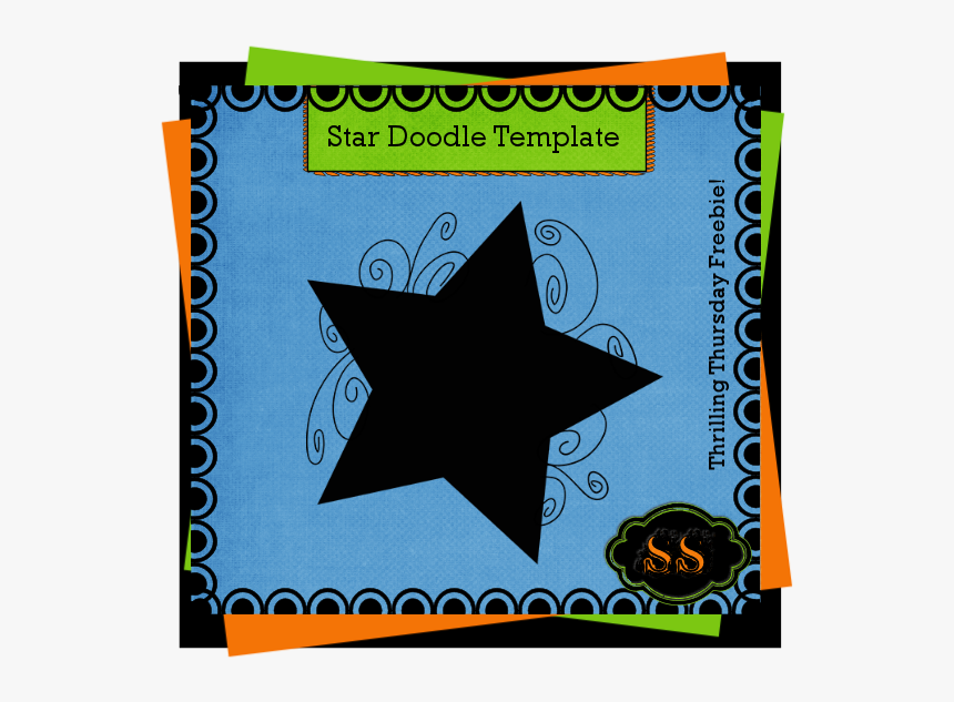 Star Doodle Png, Transparent Png, Free Download