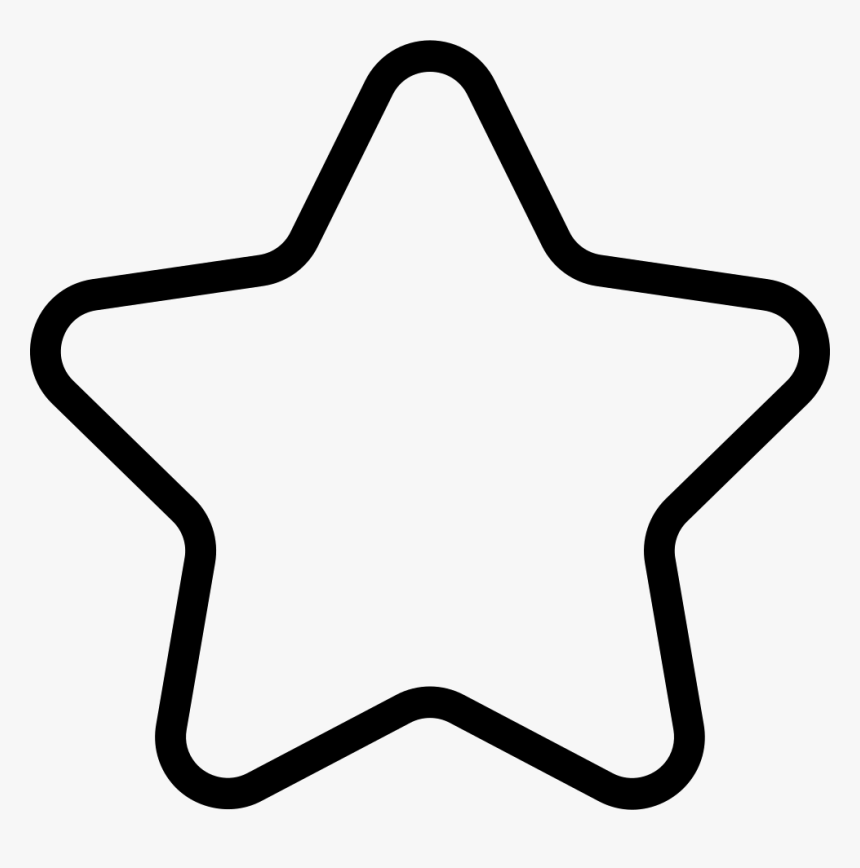 Star Outline, HD Png Download - kindpng