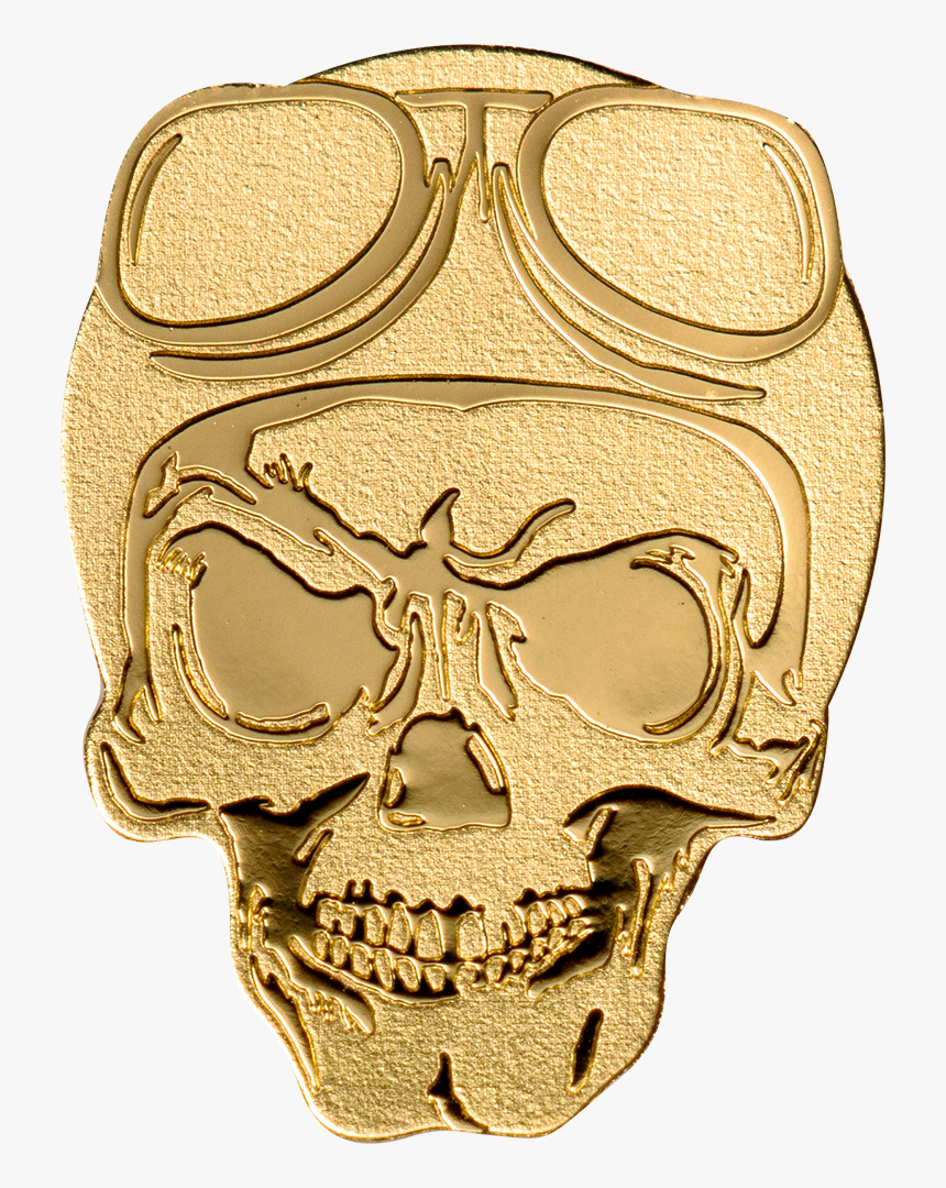 Gold Skull Png, Transparent Png, Free Download