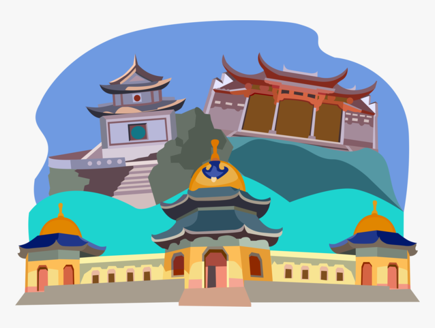 Vector Illustration Of Chinese Or Japanese Pagoda Buddhist, HD Png Download, Free Download