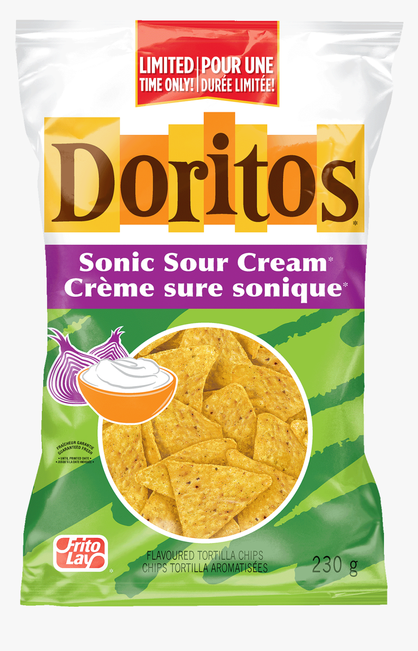 Doritos® Sonic Sour Cream® Tortilla Chips, HD Png Download, Free Download